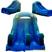 inflatable bouncer with slide